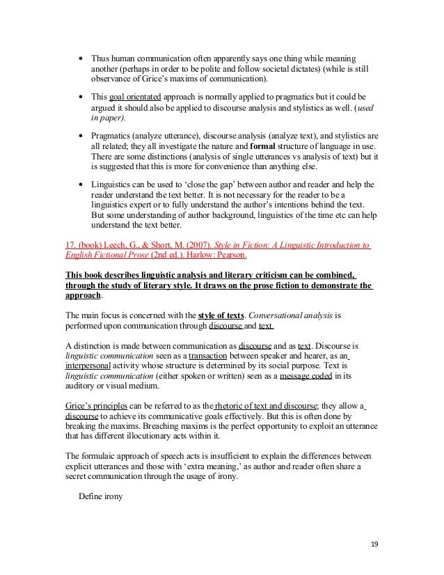 mfa reading list honors thesis format